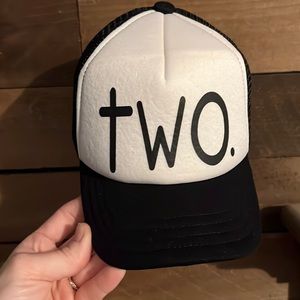 TWO toddler baseball cap